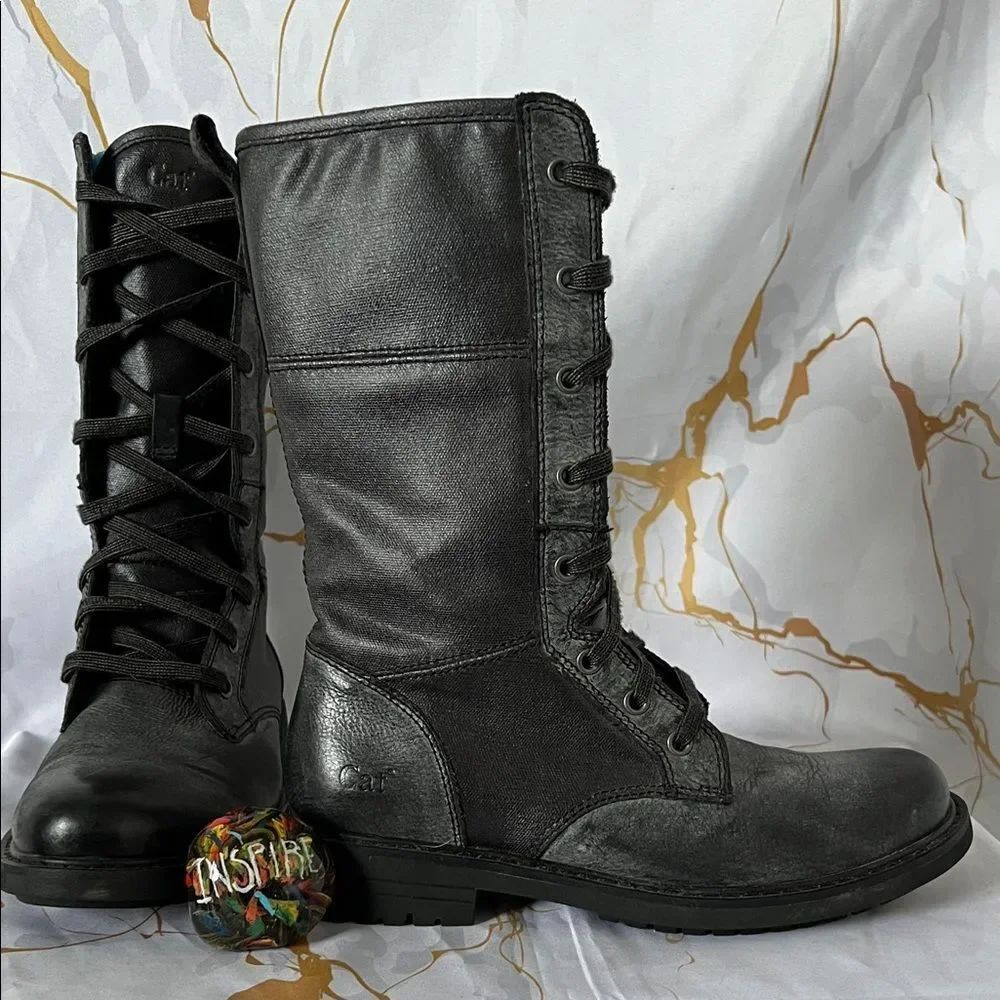 Black CAT Combat Boots